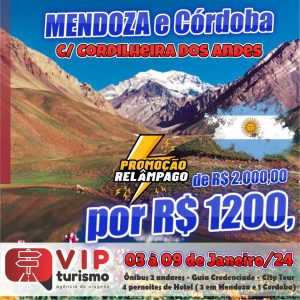 🇦🇷<b> MENDOZA + CÓRDOBA </b>🇦🇷 23 a 29/11 - <b>ÚLTIMOS 3 LUGARES </b>