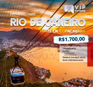 <b>🏖 RIO DE JANEIRO 🏝</b> 27/01 à 02/02 ***<b>PROMO R$ 1700, A VISTA - ÚLTIMOS 3 LUGARES</b>