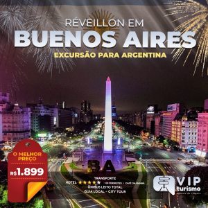 🇦🇷 <b>BUENOS AIRES 🇦🇷 - </b> Réveillon <b>SAÍDA 28/12 - R$ 1899, a vista</b>