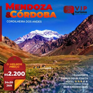 🇦🇷<b> MENDOZA + CÓRDOBA </b>🇦🇷 24 a 30/01 - <b>*PROMO 2.200,00</b>